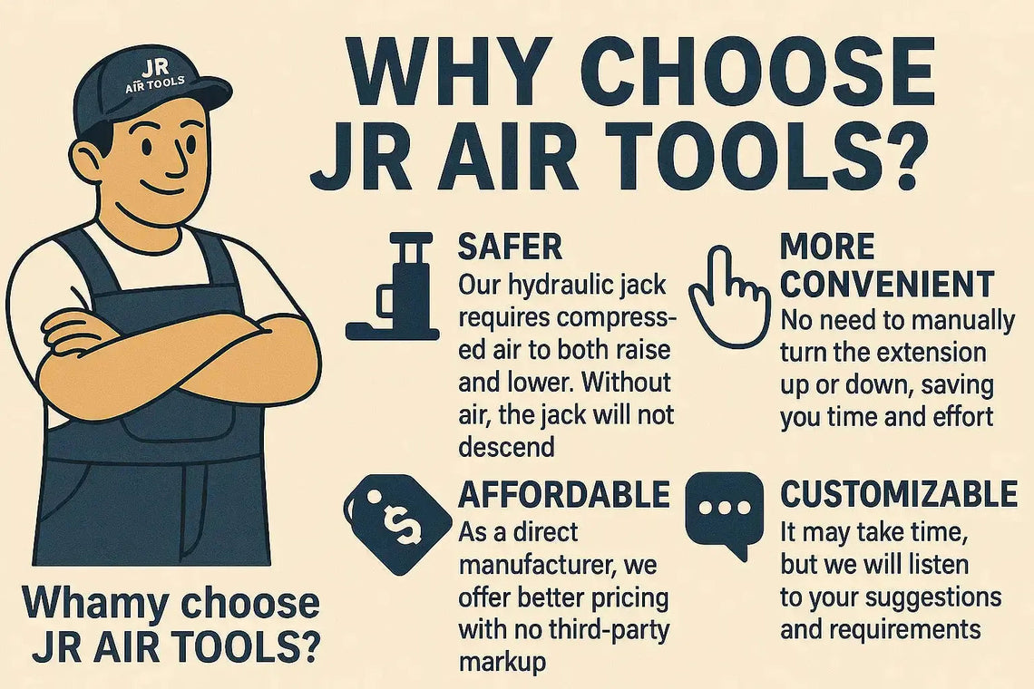 WHY CHOOSE JR AIR TOOLS? - JR AIR TOOLS