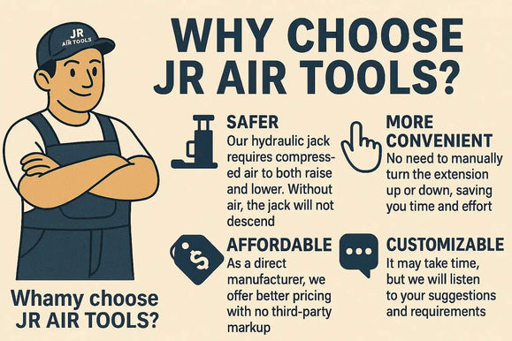 WHY CHOOSE JR AIR TOOLS? - JR AIR TOOLS