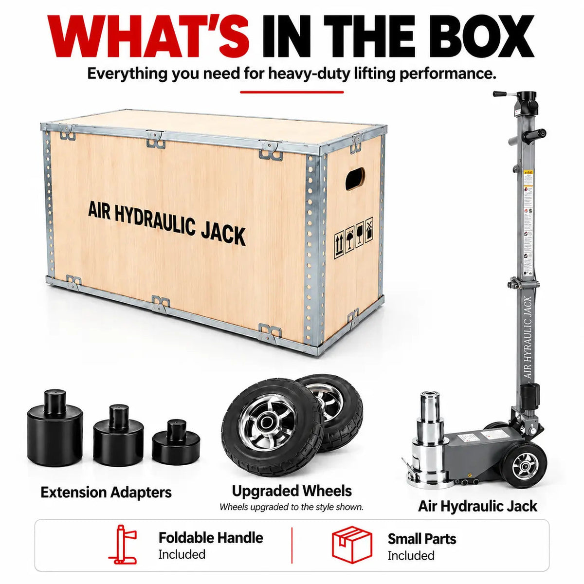 35/25Ton Air Hydraulic Jack - JR AIR TOOLS