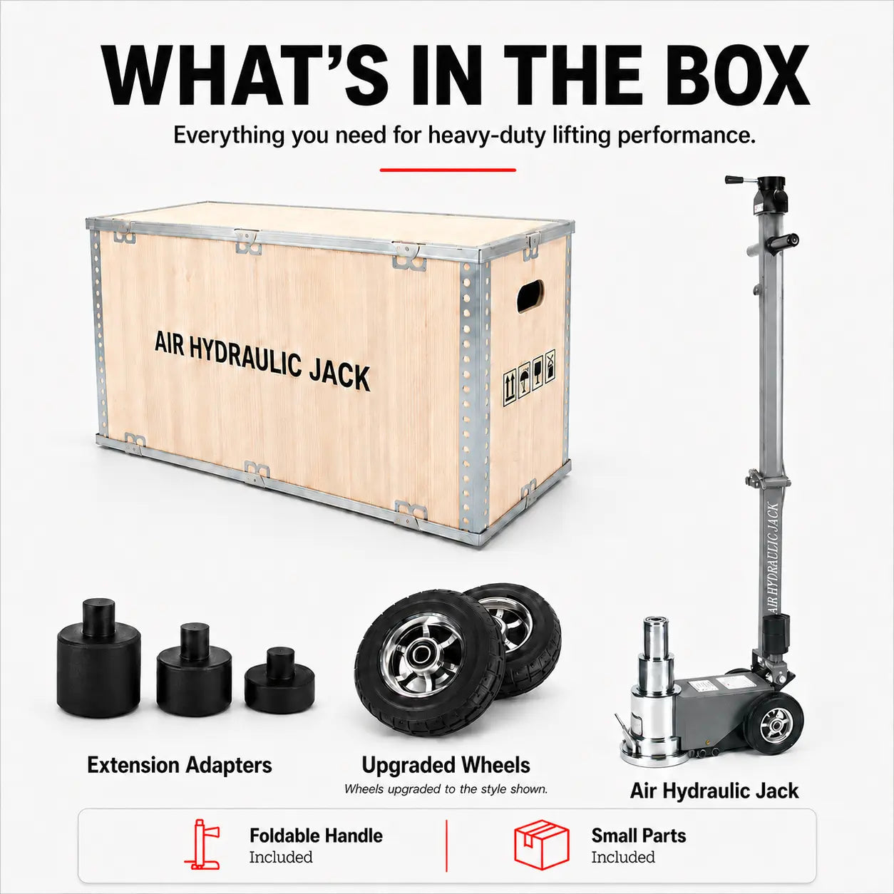 35/25Ton Air Hydraulic Jack - JR AIR TOOLS