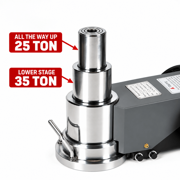 35/25Ton Air Hydraulic Jack - JR AIR TOOLS
