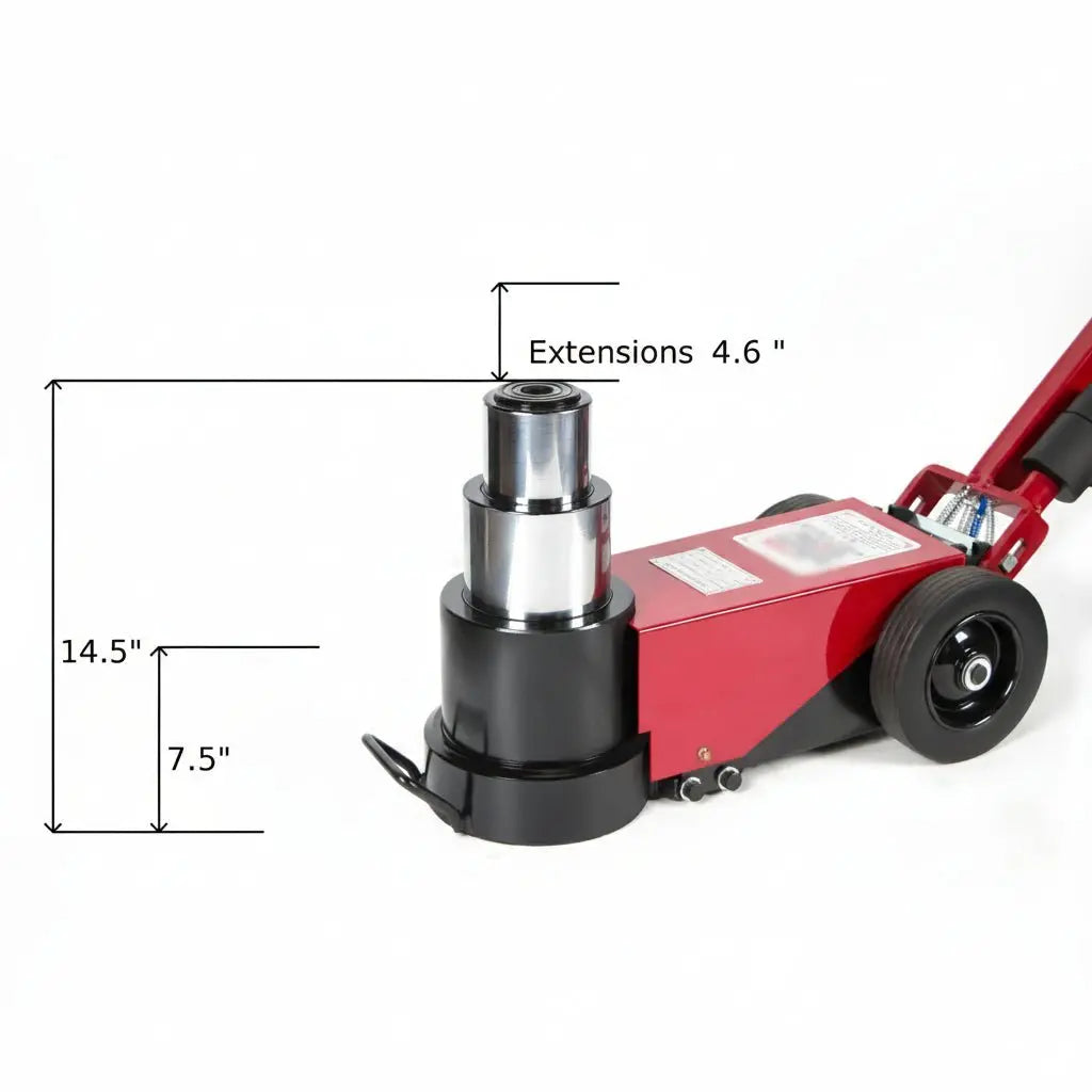 80/40 Ton Air Hydraulic Jack Heavy Duty - JR AIR TOOLS