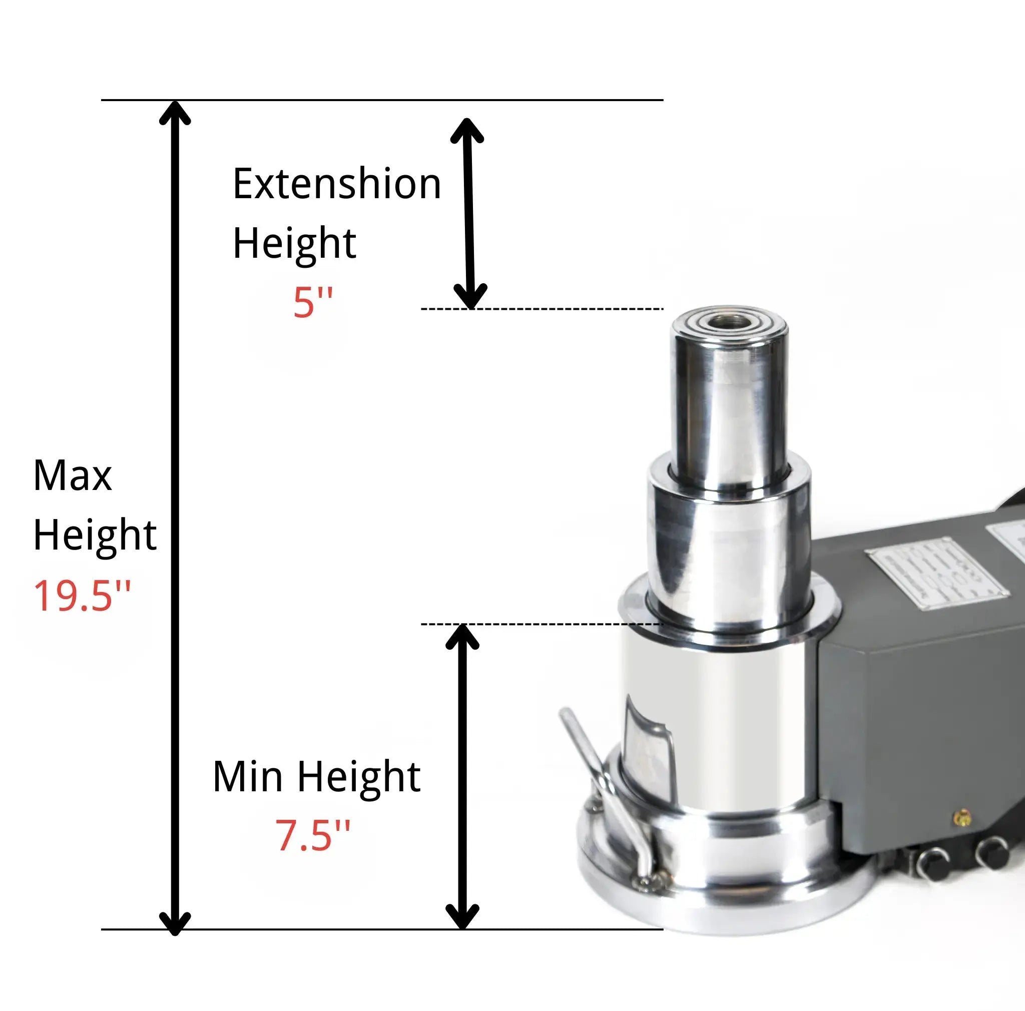 35/25 Ton Air Hydraulic Jack JR AIR TOOLS